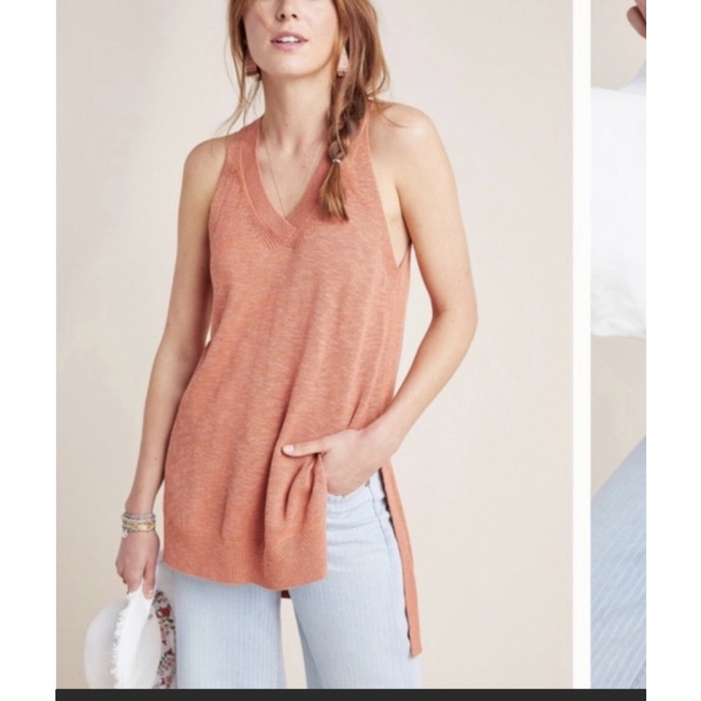 Anthropologie Desmond Sweater Knit Tunic Tank sz3X